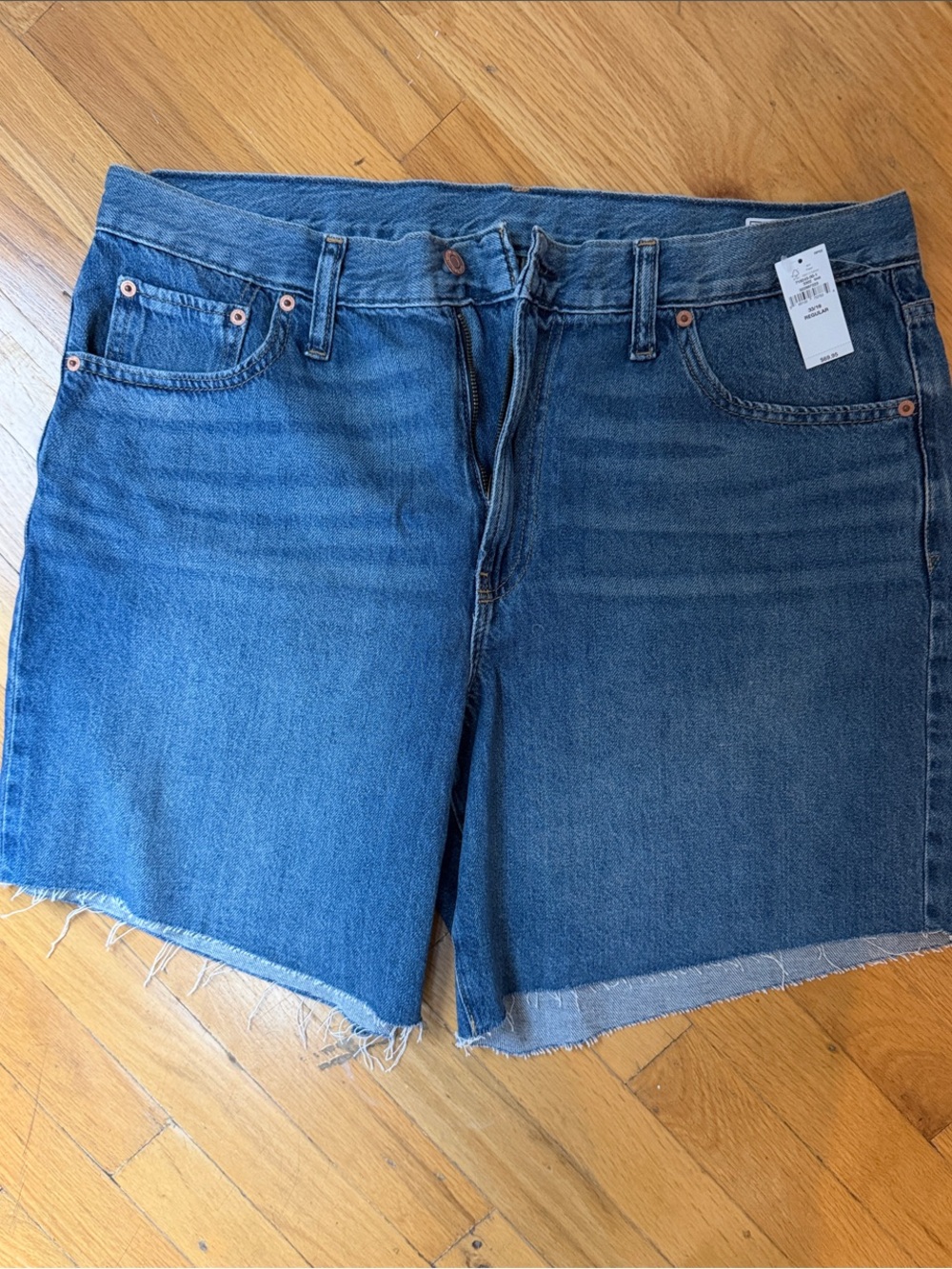 GAP Blue Cutoff Denim Shorts